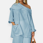 Alina | Blouse asymétrique fluide