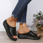 Sandales Orthopédiques Élégantes Elsie en Cuir Luxe