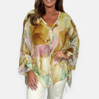 Rosamée | Blouse fluide à dégradé de couleurs