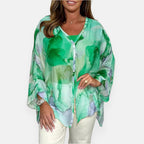 Rosamée | Blouse fluide à dégradé de couleurs
