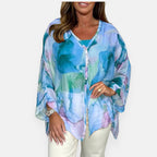 Rosamée | Blouse fluide à dégradé de couleurs