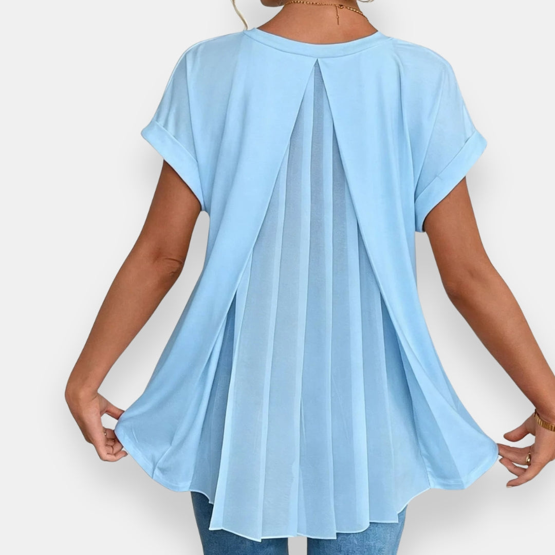 Mériel | Blouse dos plissé
