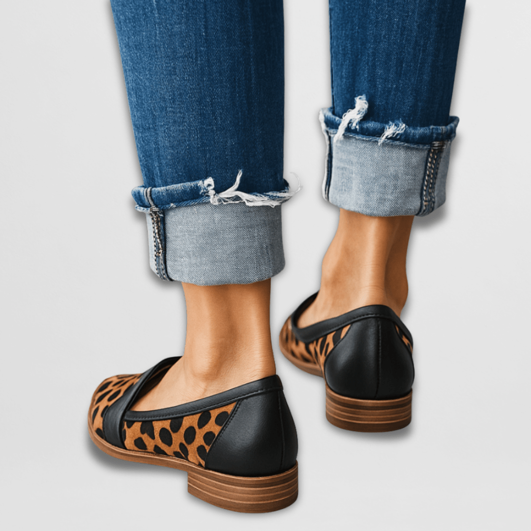Mules en daim souple avec soutien orthopédique - Maison Fleurine