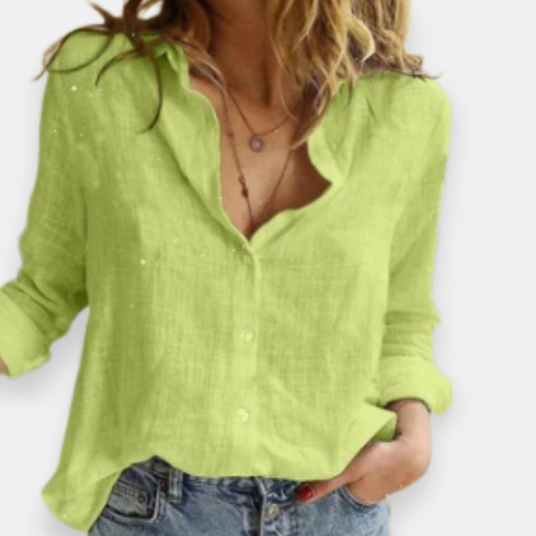 Faïence | Chemise fluide boutonnée