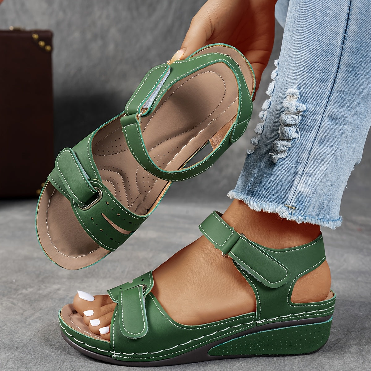 Sandales Orthopédiques Celima en Cuir Luxe — Élégance et Confort