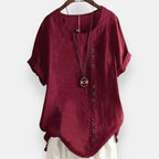 Guenièvre | Blouse boutonnée courte