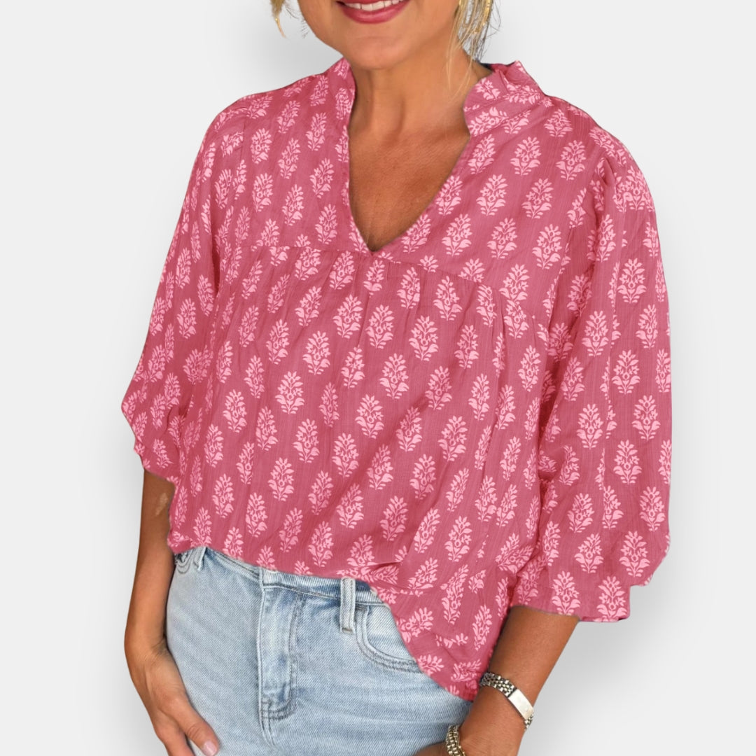 Jenovéfa | Blouse imprimée bohème