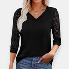 Bastienne | Blouse à manches dentelle