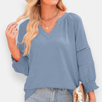 Néala | Blouse à manches ajourées