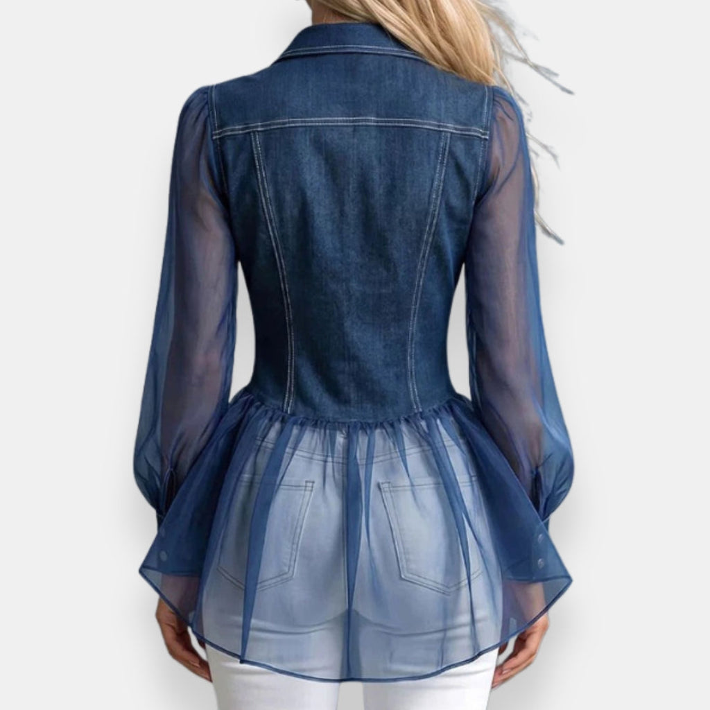 Rosvarine | Blouse Péplum Bouffante