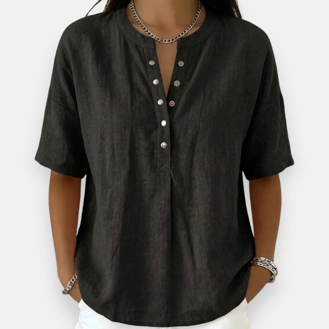 Folquette | Blouse col tunisien