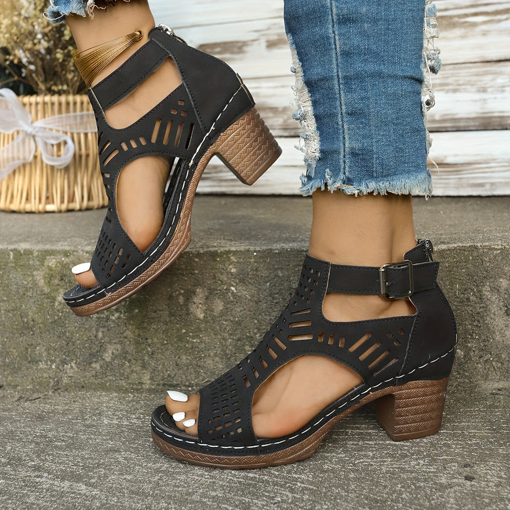 Sandales Élégantes en Cuir Souple - Modèle Elena