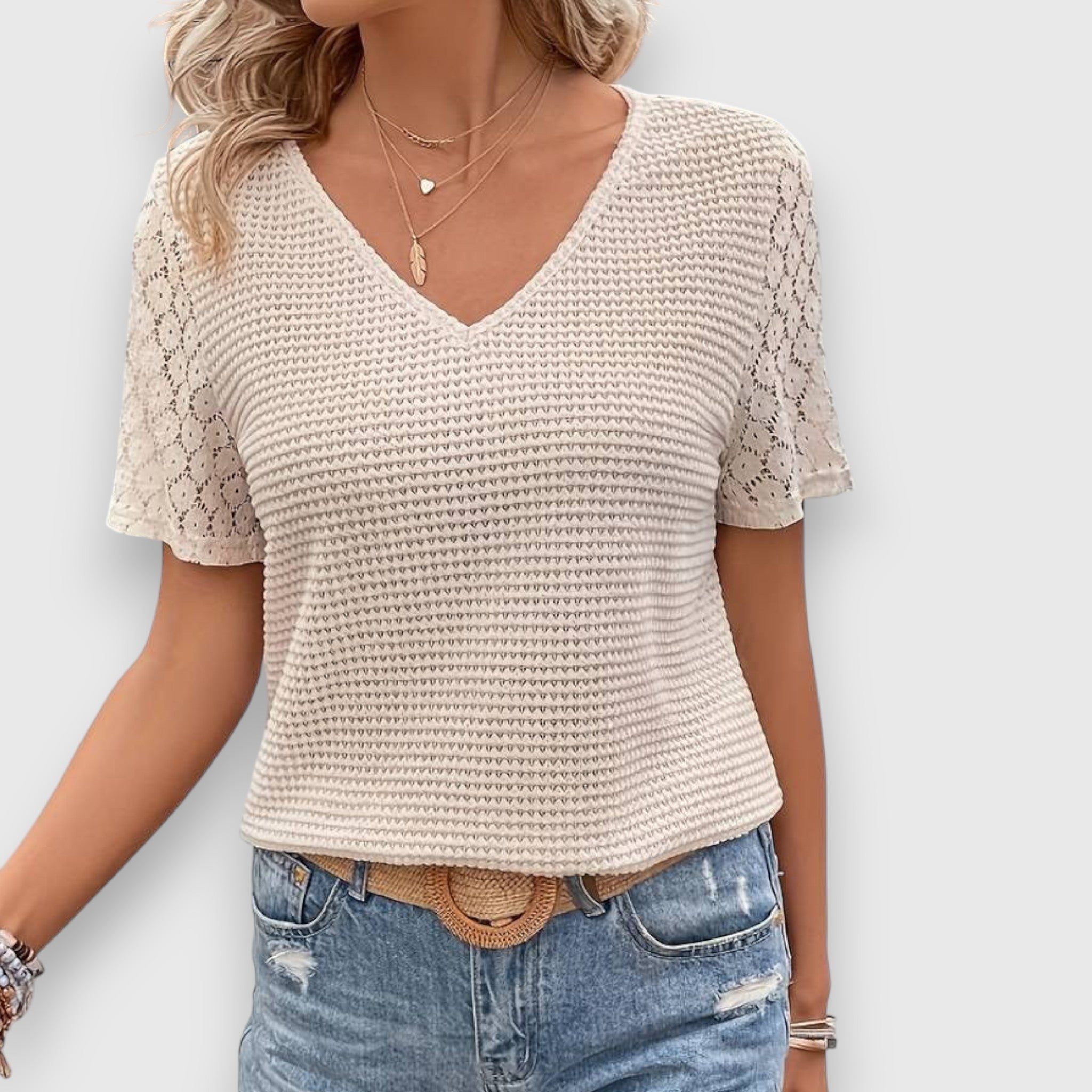 Emanie | Blouse légère manches courtes