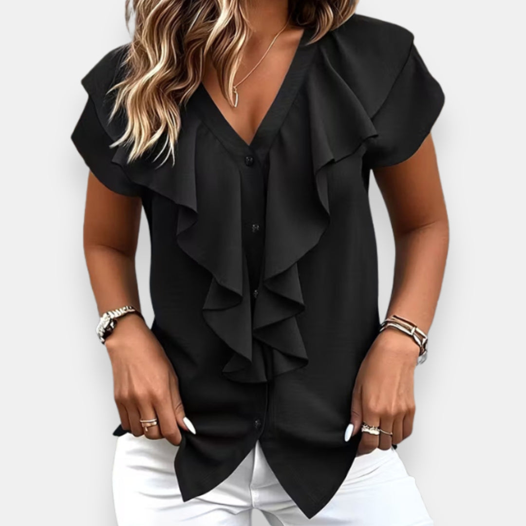 Solenza | Blouse volants en cascade