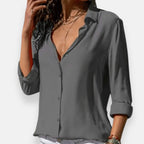 Annick | Chemise fluide à col classique