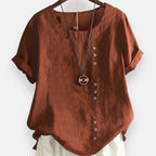 Guenièvre | Blouse boutonnée courte