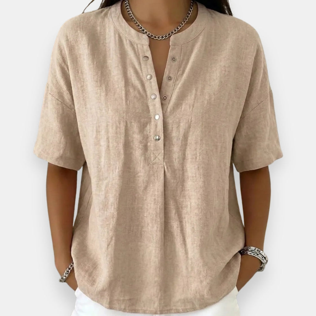 Folquette | Blouse col tunisien