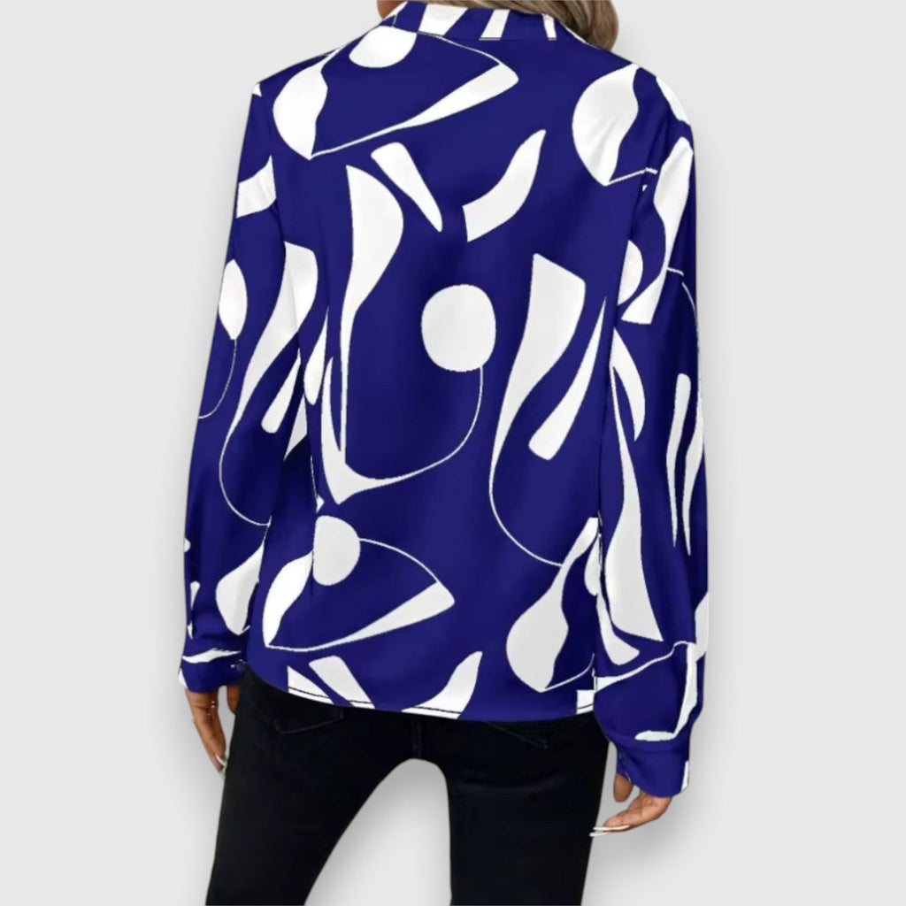 Aurora | Blouse moderne imprimé graphique