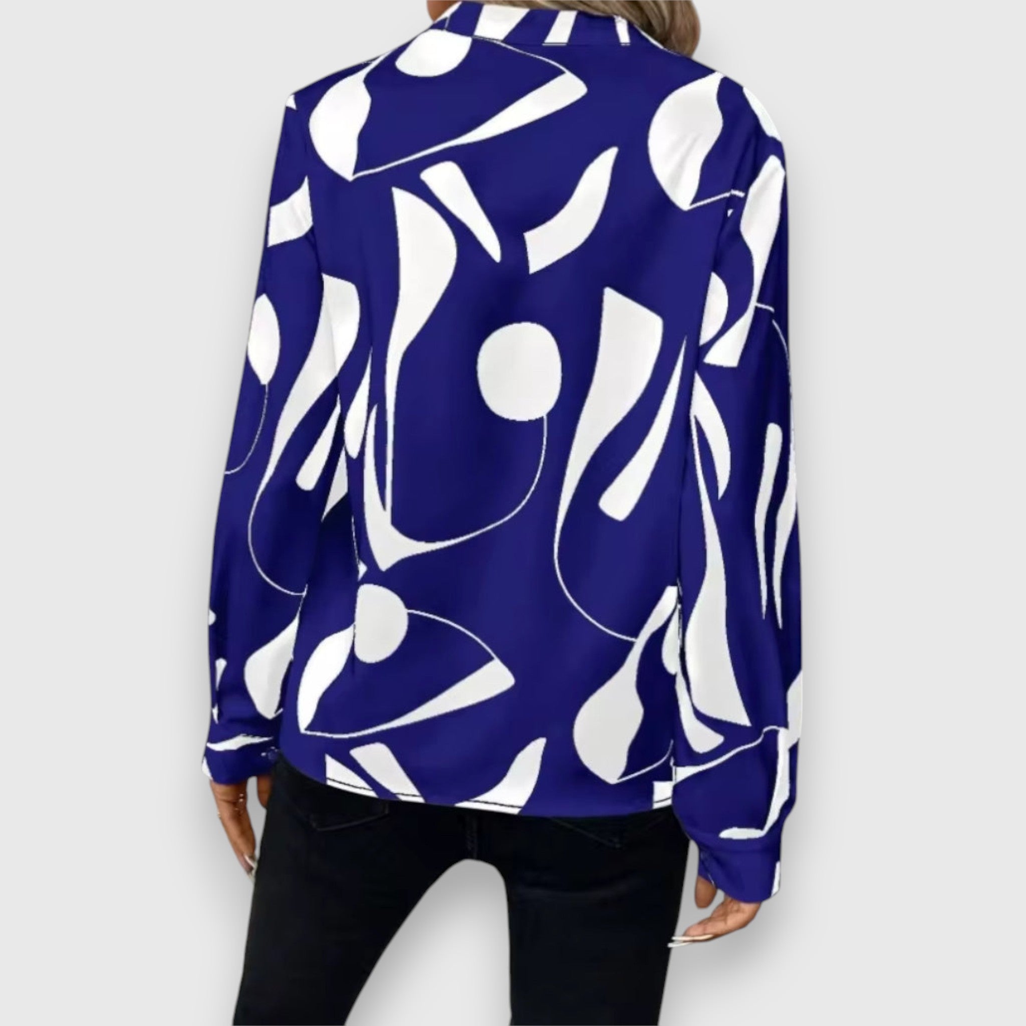 Aurora | Blouse moderne imprimé graphique