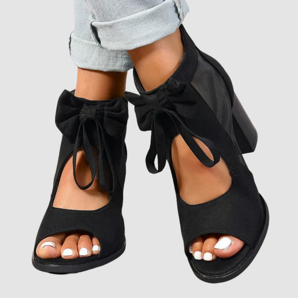Rebecca™ Bow Charm Orthopedic Heels Maison Fleurine