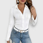 Karina | Blouse chic à col V