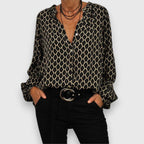 Jana | Blouse fluide imprimé chic