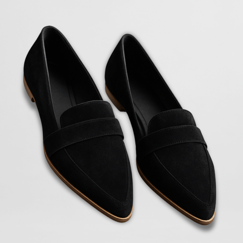 Mules en daim souple avec soutien orthopédique - Maison Fleurine