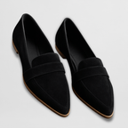 Mules en daim souple avec soutien orthopédique - Maison Fleurine