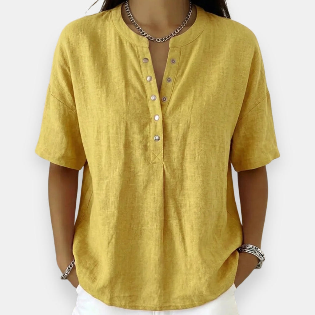 Folquette | Blouse col tunisien