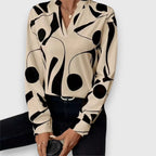 Aurora | Blouse moderne imprimé graphique