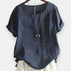 Guenièvre | Blouse boutonnée courte