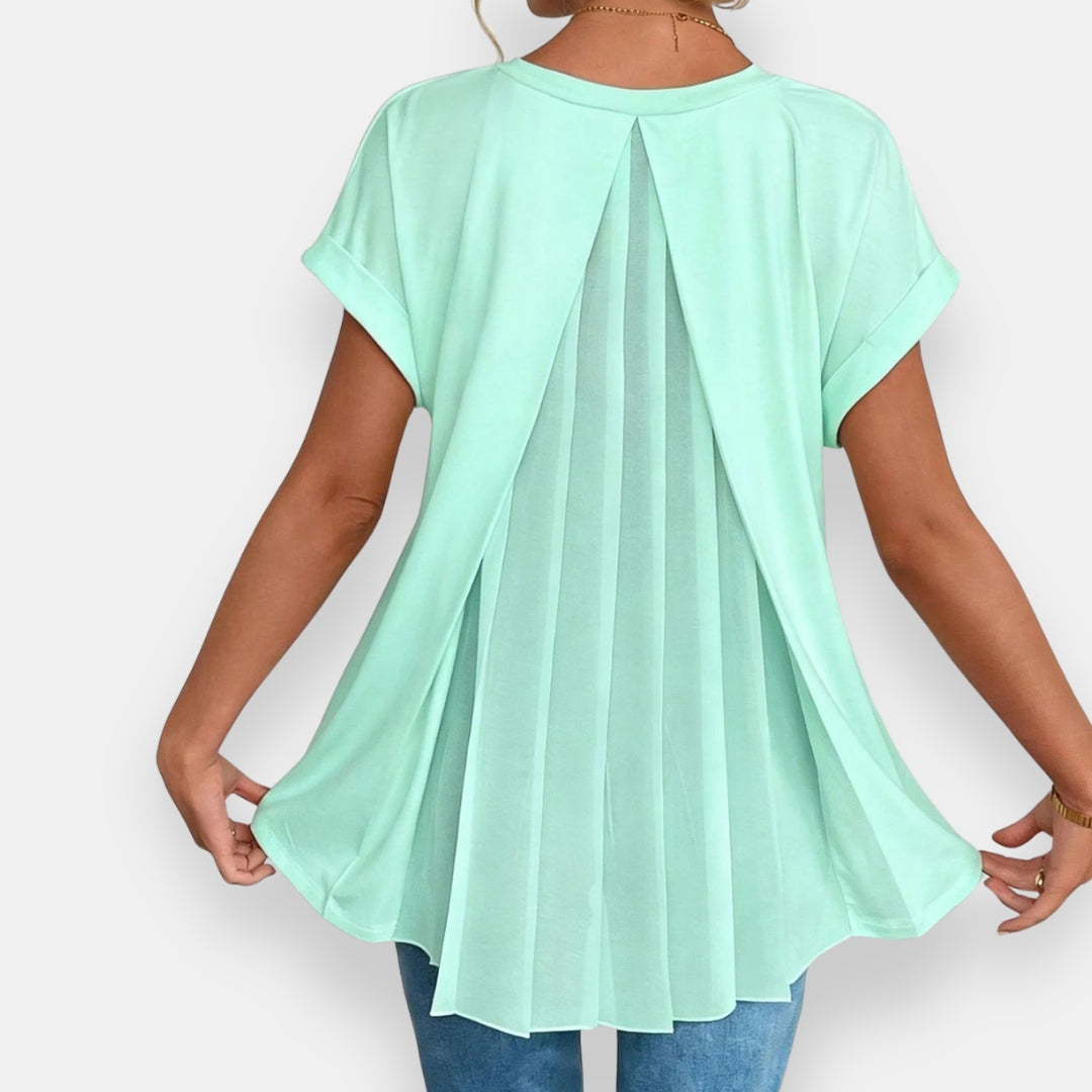 Mériel | Blouse dos plissé