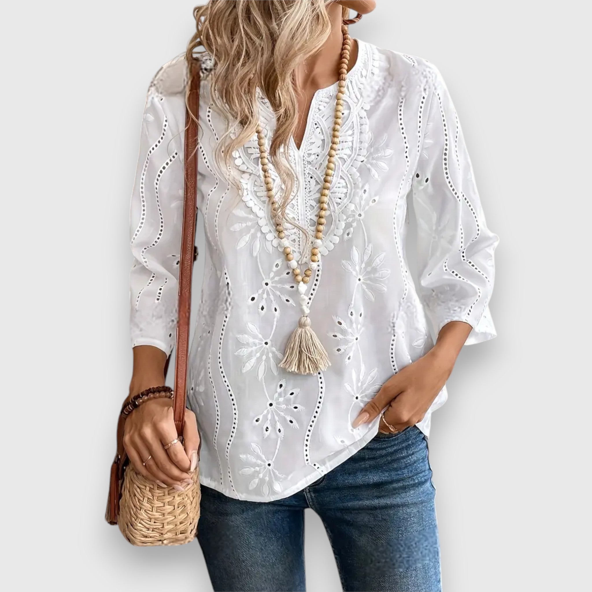 Tessa | Blouse décontractée à boutons