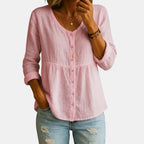 Prudence | Blouse col V froncée