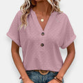 Cosette | Blouse jacquard col V