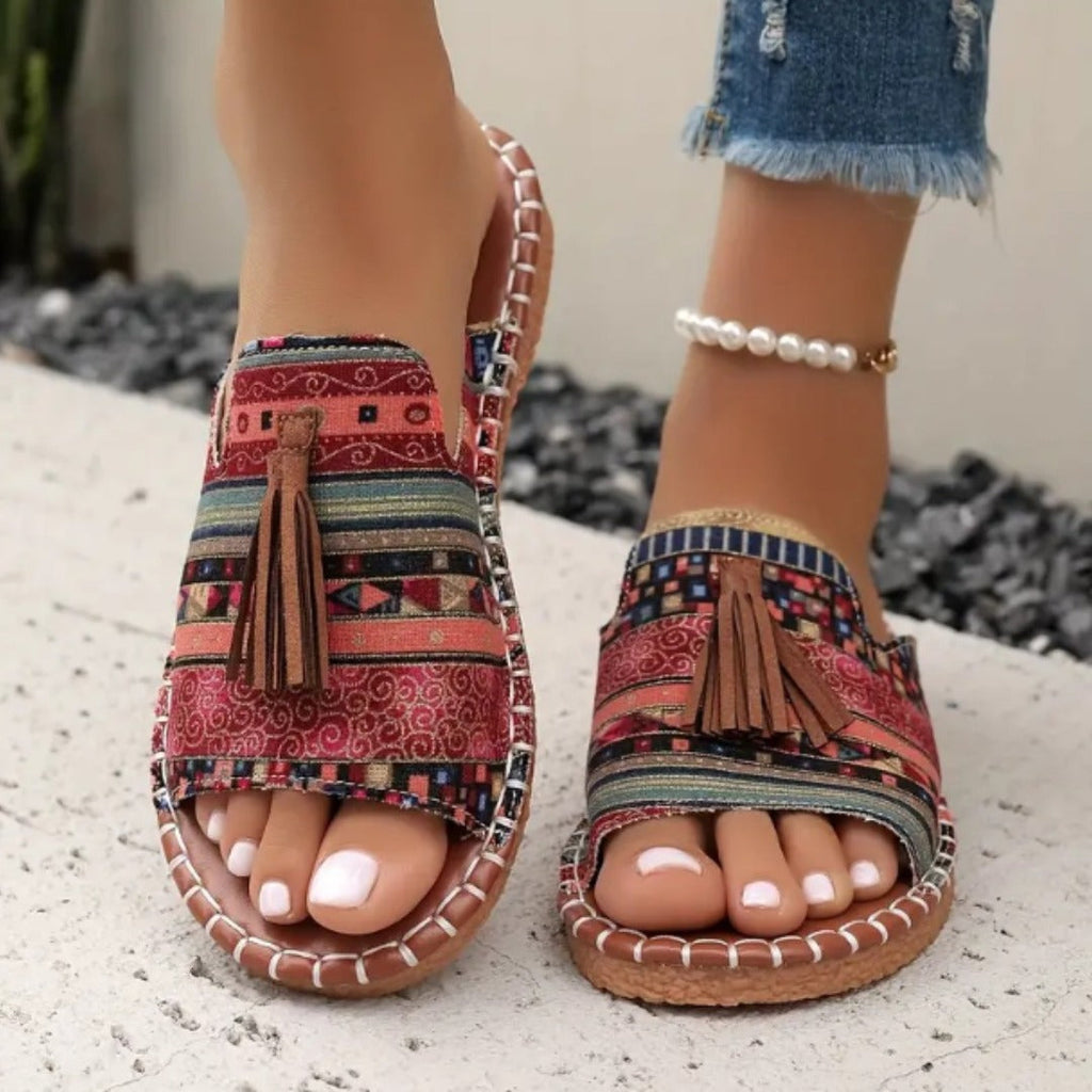 Sandales Ergonomiques Alana en Cuir Précieux - Élégance Inégalée