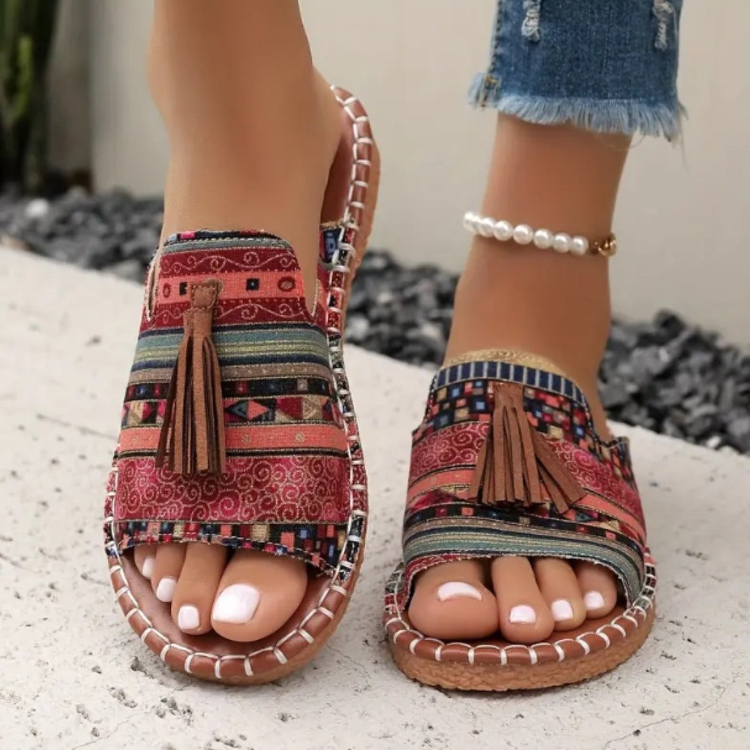 Sandales Ergonomiques Alana en Cuir Précieux - Élégance Inégalée