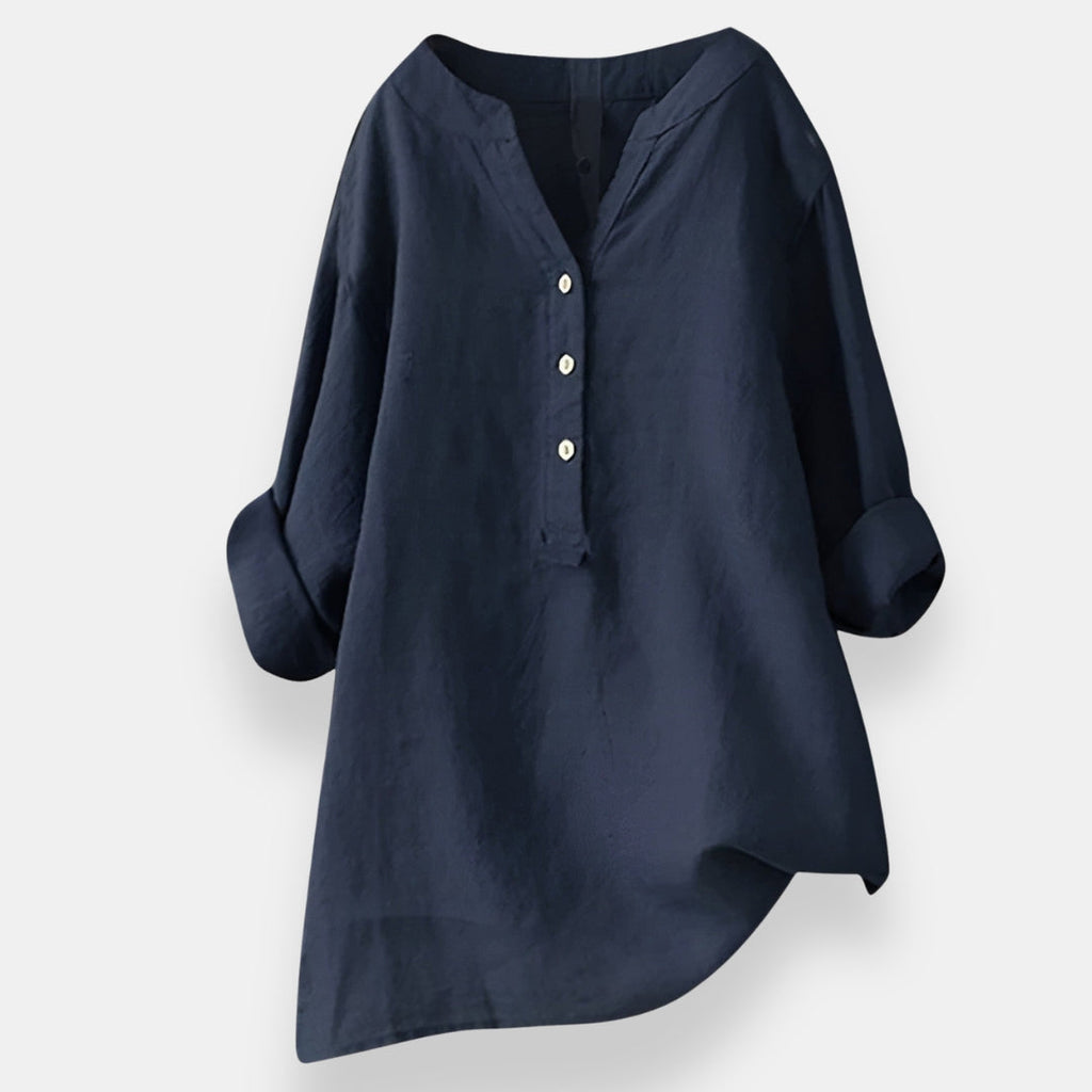 Mélaine | Tunique oversize boutonnée