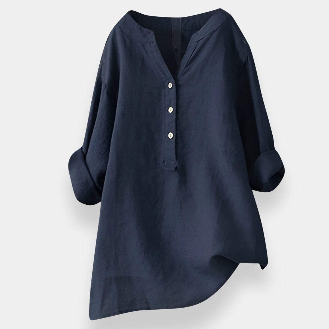 Mélaine | Tunique oversize boutonnée