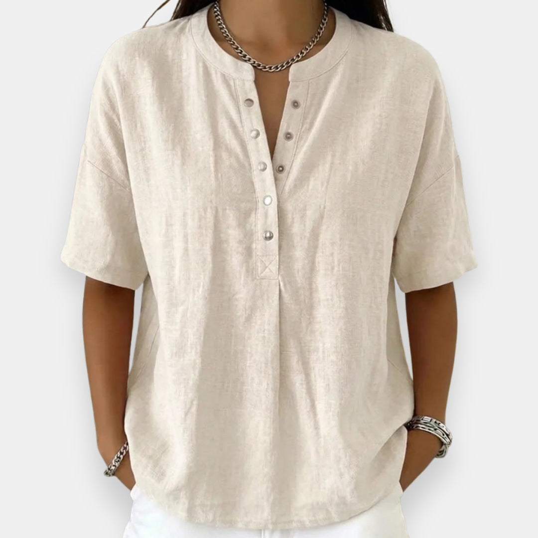 Folquette | Blouse col tunisien