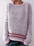 Isabelle™ | Pull rayé élégant confortable quotidien