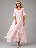 Liora | Robe Longue Fluide et Élégante