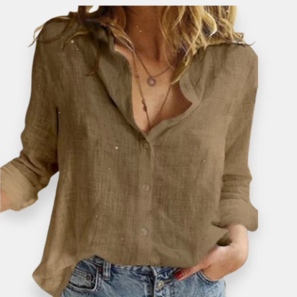 Faïence | Chemise fluide boutonnée