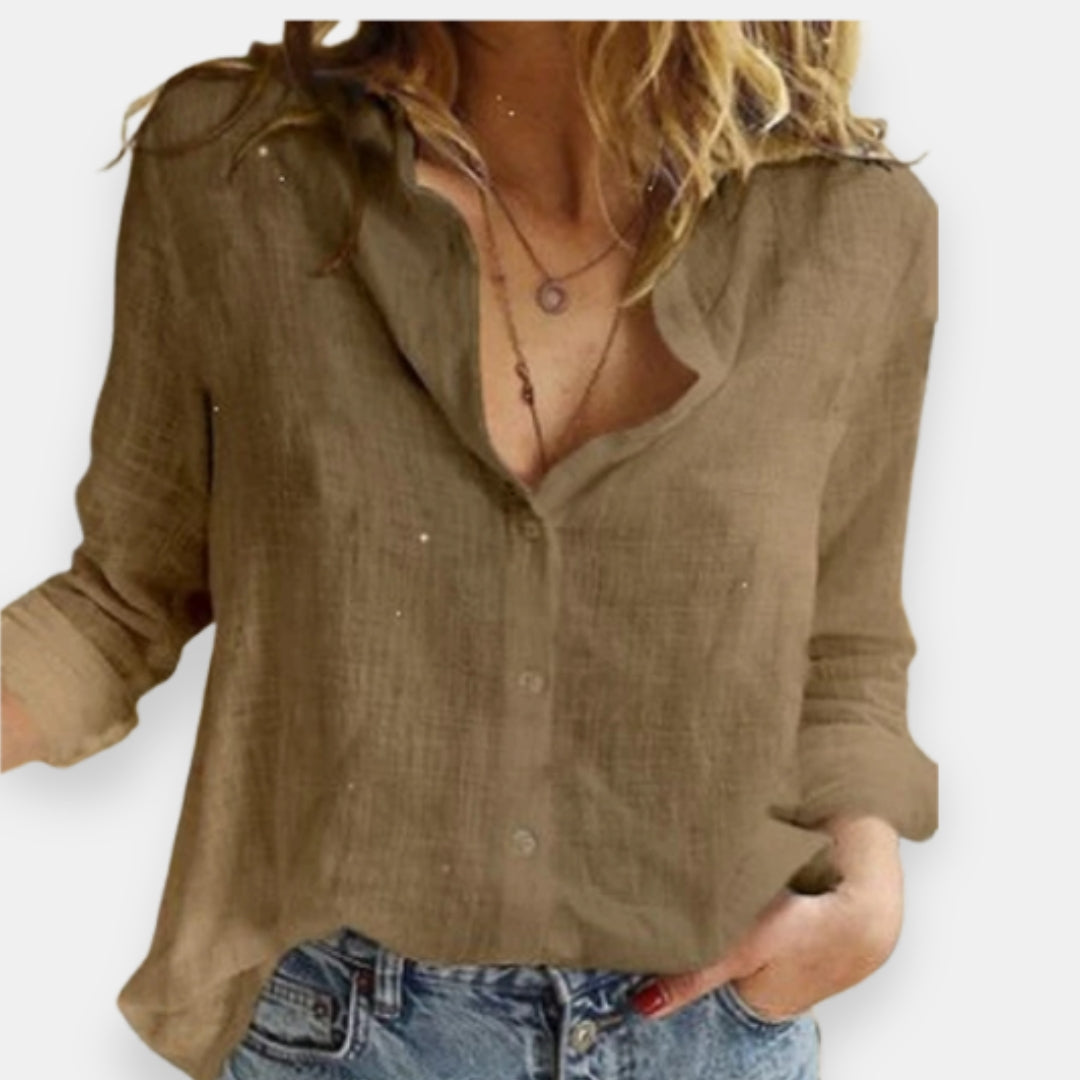 Faïence | Chemise fluide boutonnée