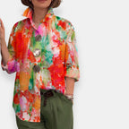 Roselianne | Chemise artistique imprimée