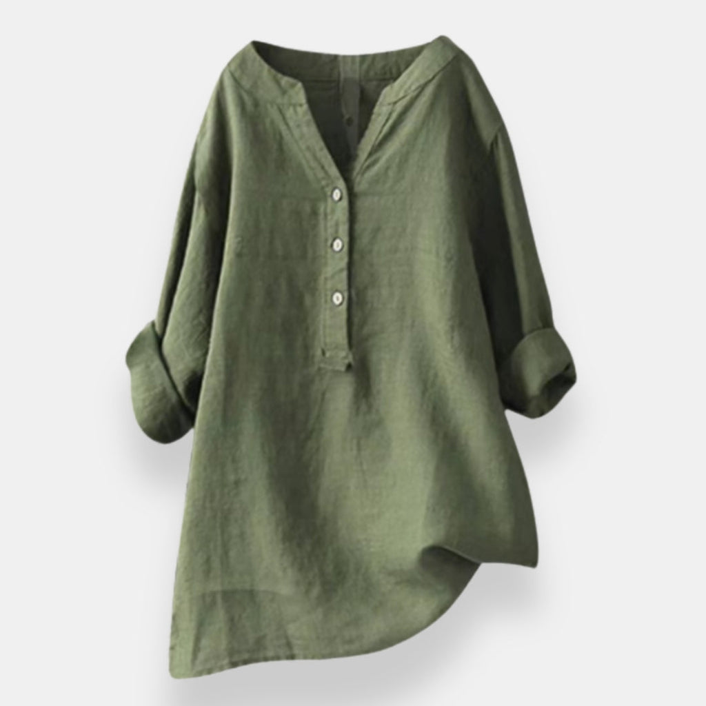 Mélaine | Tunique oversize boutonnée