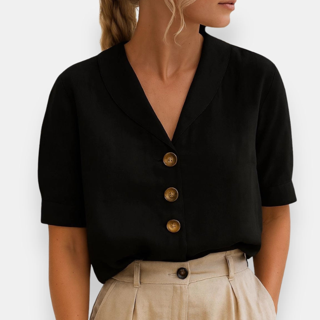 Estelle | Blouse col châle