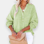 Célinie | Blouse oversize texturée
