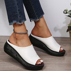 Sandales Orthopédiques Élégantes Elsie en Cuir Luxe