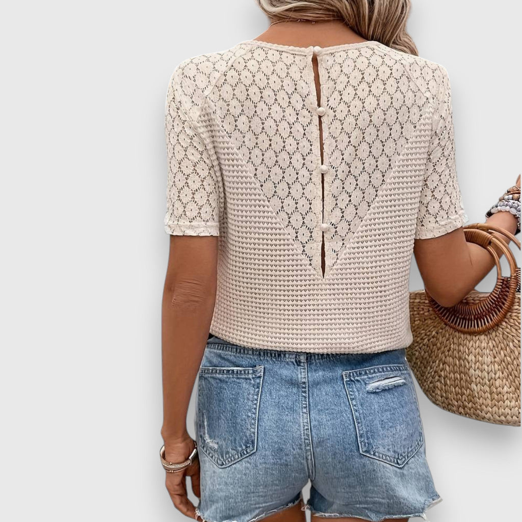 Emanie | Blouse légère manches courtes